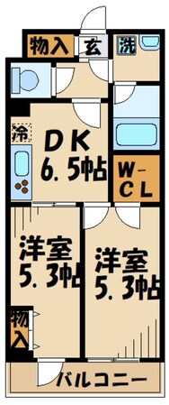 ルフレ世田谷ノールの物件間取画像